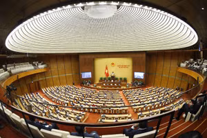 Toàn cảnh phiên họp sáng 20/10.