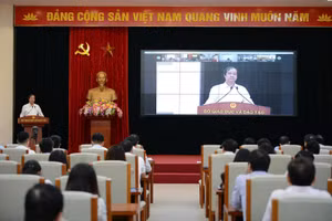 Bộ trưởng Nguyễn Kim Sơn phát biểu tại Hội nghị.