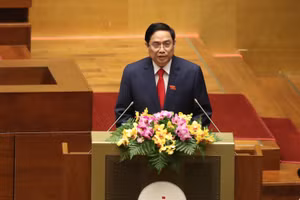 Thủ tướng Chính phủ Phạm Minh Chính phát biểu ngay sau Lễ tuyên thệ