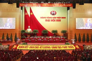 Quang cảnh Đại hội XIII của Đảng