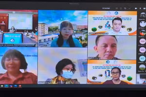 Hội thảo được tổ chức theo hình thức trực tiếp kết hợp trực tuyến