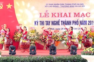 Tiết mục văn nghệ sôi động tại Lễ khai mạc Kỳ thi tay nghề thành phố Hà Nội Năm 2019