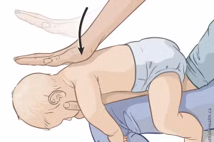  Nghẹn là hiện tượng xảy ra khi có vật gì đó mắc kẹt trong cổ họng, chặn đường thở đến phổi. (Ảnh: ITN)