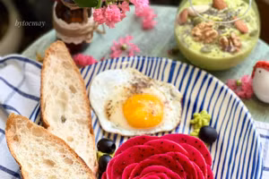 Trầm trồ bữa sáng lành mạnh lại đẹp mắt như khách sạn 5 sao