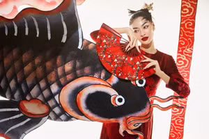 Á hậu Kiều Loan khoe vẻ đẹp đậm chất Á Đông trong bộ ảnh Tết 2023