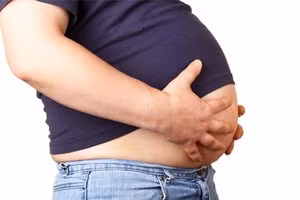 Béo bụng chứng tỏ mỡ nội tạng dày hơn.