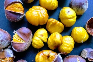 Cách bóc hạt dẻ siêu nhanh, siêu dễ 