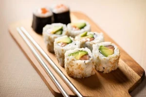 Sushi là món cơm tốt cho sức khỏe. (Ảnh: ITN).