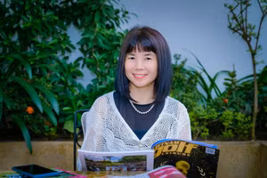 Nữ nhà văn Kiều Bích Hậu.