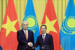 Chủ tịch nước Võ Văn Thưởng chủ trì Lễ đón Tổng thống Kazakhstan