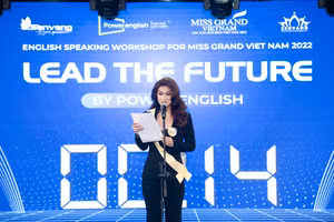 Hoa hậu Thiên Ân bị 'tố' đạo văn, đơn vị huấn luyện tiếng Anh nói gì?