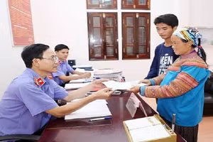 Cán bộ kiểm sát tiếp công dân. Ảnh: TTCP. 