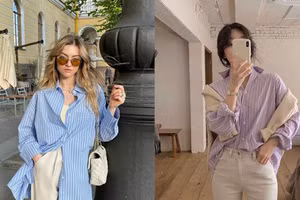 Bí quyết diện áo sơ mi cá tính, quyến rũ 
