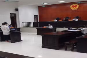 Bị cáo Trần Thị Oanh bị tuyên phạt 7 năm tù giam về tội Mua bán người dưới 16 tuổi. Ảnh: Công an Quảng Ninh.