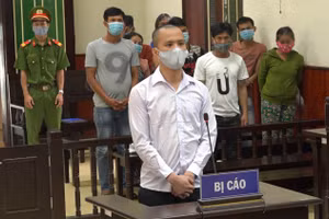 Bị cáo Tống Phước Tài tại phiên toà xét xử sơ thẩm ngày 25/5.