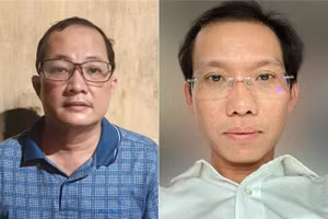 Bị can Nguyễn Minh Quân (trái) và bị can Nguyễn Văn Lợi. Ảnh: Bộ Công an.