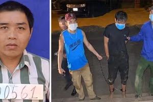 Đối tượng Triệu Văn Tài bị bắt giữ sau hơn 4 tháng trốn khỏi trại giam Hồng Ca.