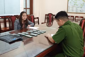 Đối tượng Đỗ Thị Phương Thảo. Ảnh: Công an Thái Nguyên.