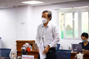 Phó Giám đốc Sở Y tế Nguyễn Văn Vĩnh Châu. Ảnh: Huyền Mai