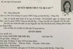 Giám đốc doanh nghiệp bị truy nã vì lừa bán đất nền