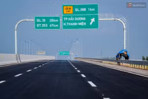 Cao tốc Hà Nội - Hải Phòng. 