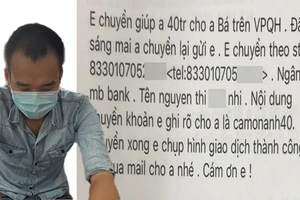 Đối tượng Đặng Thanh Tùng và nội dung email giả mạo lãnh đạo UBND tỉnh Lâm Đồng nhằm thực hiện hành vi lừa đảo chiếm đoạt tài sản.