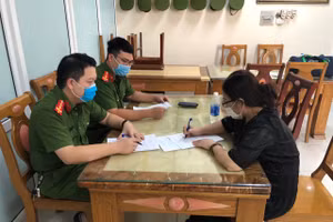 Lê Thị Thanh Hương bị bắt sau hơn 5 năm trốn truy nã. Ảnh: Công an Quảng Ninh.