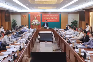 Toàn cảnh Kỳ họp thứ 8 của UBKT Trung ương.