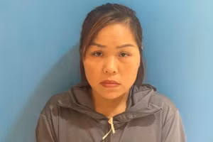 Đối tượng Bùi Thị Vận. Ảnh: Minh Phượng.