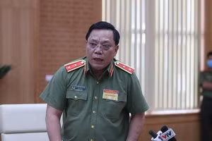 Trung tướng Nguyễn Hải Trung, Giám đốc Công an TP. Hà Nội. Ảnh: Hà Nhân.