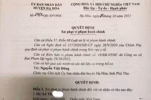 Phú Thọ: Phạt 7,5 triệu đồng người phụ nữ trốn cách ly ra chợ bán hàng