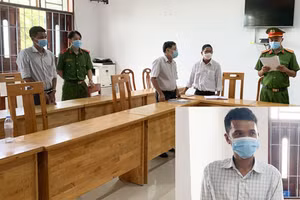 Cơ quan chức năng thi hành các quyết định khởi tố vụ án hình sự, bắt tạm giam đối với bị can Kinh Vũ Long.