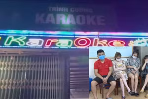 Gần 40 nam nữ tụ tập “bay lắc” tại quán karaoke bất chấp quy định phòng chống dịch bệnh.