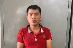 Đối tượng Hoàng Văn Nam. Ảnh: Lê Nam.