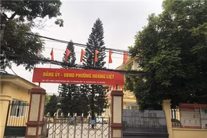 Trụ sở UBND phường Hoàng Liệt.