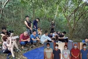 Các đối tượng có liên quan đến vụ án. Ảnh: Công an Bắc Kạn.