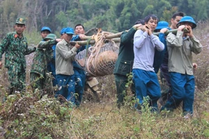 Sơn La: Hủy nổ quả bom nặng 600kg