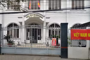 Trụ sở TAND huyện Ninh Phước. Ảnh: Đ.C.