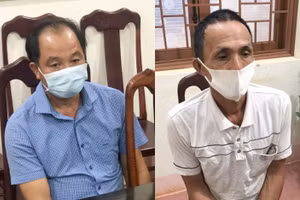 Đối tượng Hồ Doãn Tú (trái) và Phạm Đình Lan bị bắt giữ sau nhiều năm lẩn trốn. Ảnh: Công an tỉnh Đắk Nông.