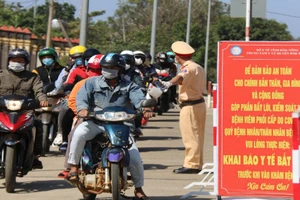 Lực lượng chức năng kiểm soát giao thông trên địa bàn tỉnh Đắk Nông.