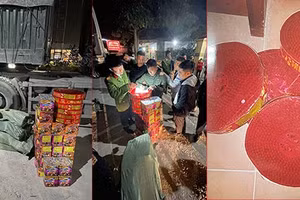 Đối tượng cùng tang vật bị cơ quan chức năng bắt giữ