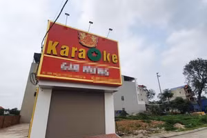 Quán karaoke nơi xảy ra sự việc.