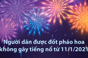 Bộ Công an thông tin về loại pháo người dân được đốt