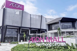 Trung tâm thương mại Aeon Mall tại phường Kênh Dương.