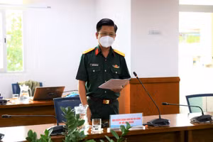 Thượng tá Nguyễn Thanh Phong, Chủ nhiệm Chính trị Bộ Tư lệnh TP. Hồ Chí Minh.