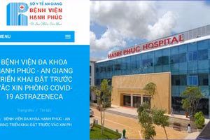 Thông báo tiêm vắc xin Covid-19 dịch vụ của Bệnh viện Đa khoa Hạnh Phúc trước đó.