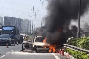 Hiện trường vụ việc.