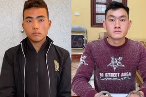 Má A Khi (ảnh trái) và Chang A Phình tại cơ quan chức năng. Ảnh: Thanh Tuấn