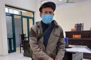 Bị cáo Nguyễn Thế Hiệp tại phiên xử sáng 29/12. Ảnh: Phúc Lâm