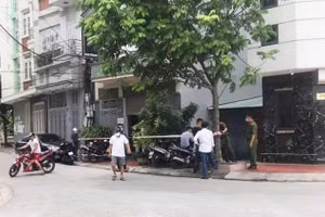 Nhà nghỉ nơi phát hiện vụ việc. Ảnh: Công an Hải Phòng.